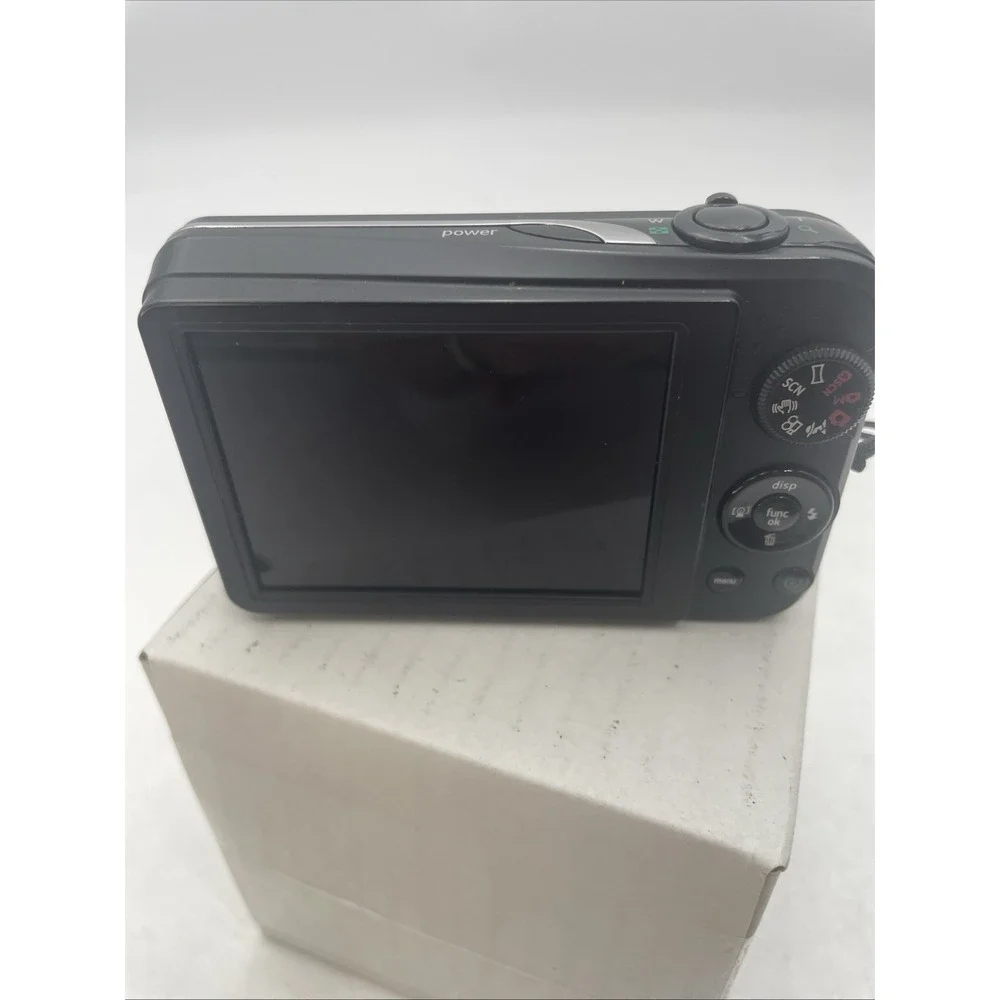 GE Q1455 14.1MP Digital Camera Black 5x Zoom + New Battery + SD Card-TESTED